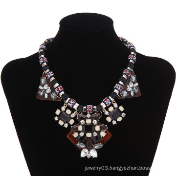 2015 Fashion bohemian style gemstone necklace boho jewelry wholesale china